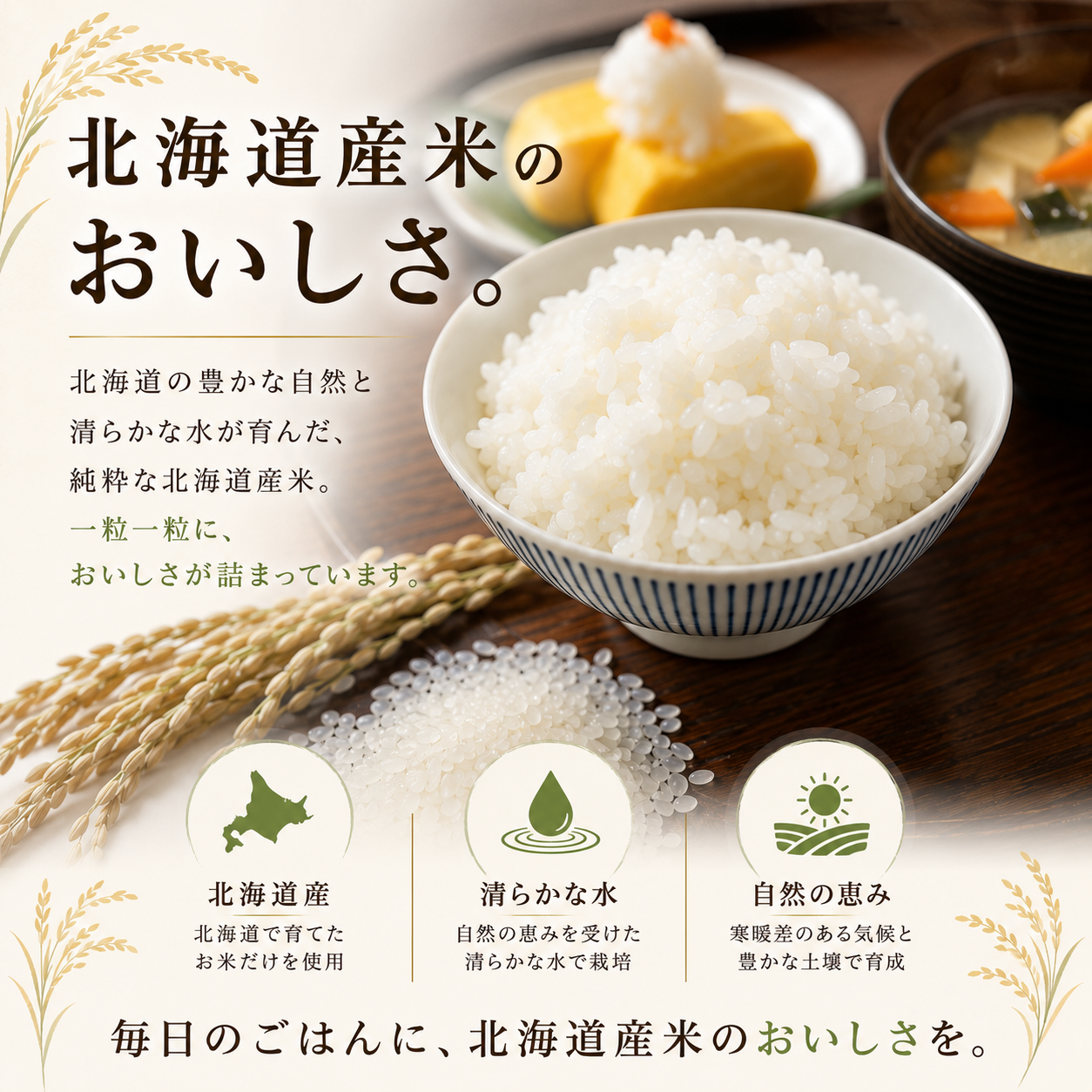 北海道産 ななつぼし 10kg｜北海道産100% 一等米【送料無料対象外】